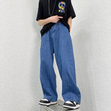 men wide leg jeans loose straight baggy denim pant mens womens streetwear skateboard pants oversized hip hop casual trousers unique jeans style 1115