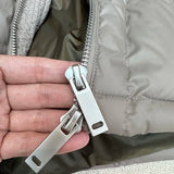 Winter hooded down jacket thickened