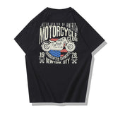 Skatercore Melting smiley – Summer Short Sleeved Mens New Retro Youth Motorcycle Letter