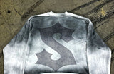 Glitchcore Broken heart – Gothic Punk Pattern Long Sleeved Graphic T Shirts Round Neck