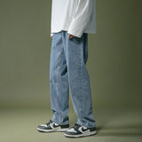 lappster men black baggy jeans streetwear 2023 harajuku casual straight pants male loose streetwear white graphic denim pants urban skinny jeans