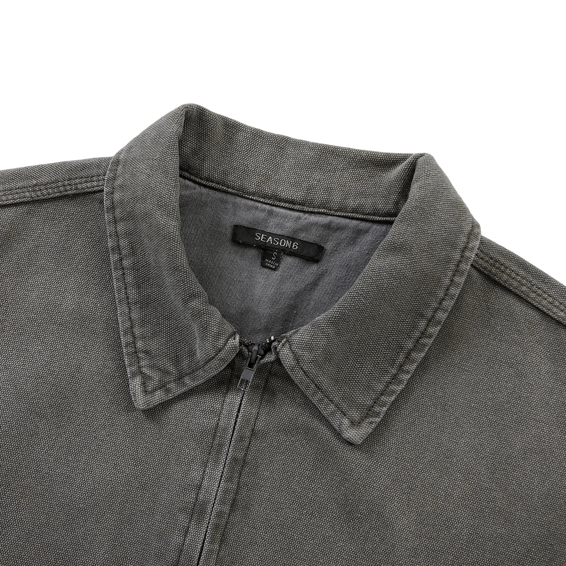 menswear fashion piece featuring new 2023 gentleman men kanye west season 6 old washing denim heavy baseball coats jackets abstract digital coat warm 612 design – premium quality jacket for men