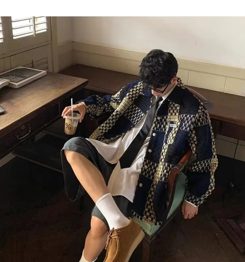 minimalist streetwear jacket, bold fashion piece, aesthetic