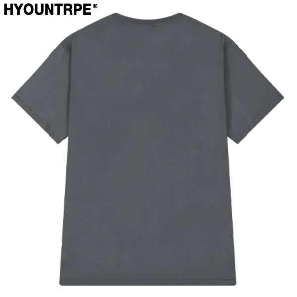 Gothic Vintage print – Streetwear T Shirt Mens Hip Hop Smile Face Printed T Shirt 2