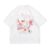 Trapwear Shirt – Gonthwid Oversized T Shirts Hip Hop Distressed Graffiti Punk – Modern Streetwear for Everyone