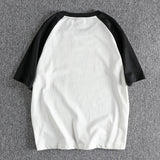 Y2k Melting smiley – Summer Mens Short Sleeved Casual Beach Wind Coconut Tree Pri