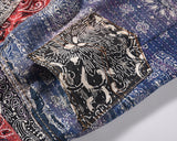 hip hop distressed paisley patchwork baggy jeans pants for men straight y2k ripped casual cargos oversized denim trousers unique cargo style 56