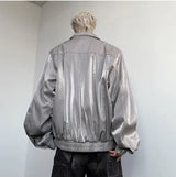 retro baseball bomber, daily drip outerwear, casual outfit