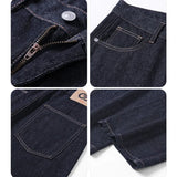 classic primary color jeans mens loose casual straight cleanfit fashion denim jeans pants man streetwear jeans trousers unique jeans style 1956