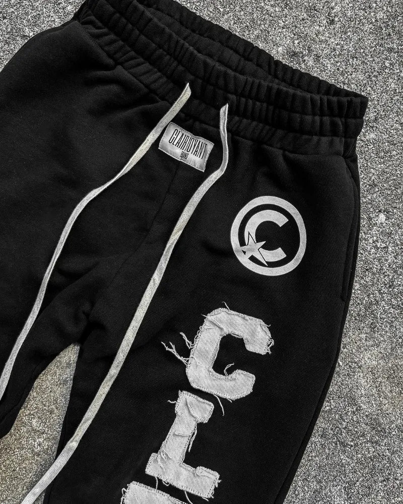 2024 Trendy Brand Fashion Letter Embroidered Oversized Hoodie Men Y2K
