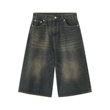 men summer streetwear fashion loose casual wide leg denim calf length jeans pants male vintage jeans baggy hosen pants unique jeans style 1516