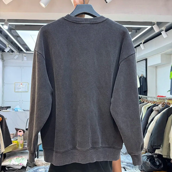 bold flame design top, high-street layer, cozy fashion fit, stylish street outfit, modern aesthetic appeal