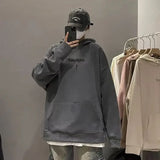 Autumn And Winter New Heavyweight Loose And Thick Hooded Suede Pullove