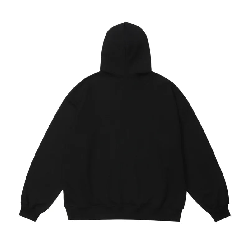 Fashion Punk Rivets Hoodies Pullover Hooded Sweatshirts Harajuku Women