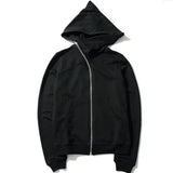 New Hoodies Men Zipper Cardigan Harajuku Black Sweatshirts Hip Hop Swa