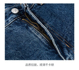 men streetwear fashion side splice hip hop loose casual wide leg straight baggy jeans pant cityboy jeans pants trousers unique jeans style 2597