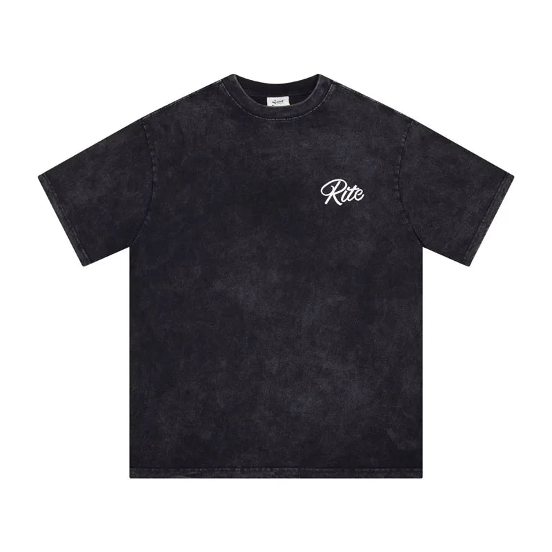 Y2K Graphic Tee – Newest Saint T Shirts Letter Pattern Tops Tee Men Woman Spri – Urban Streetwear for Men & Women