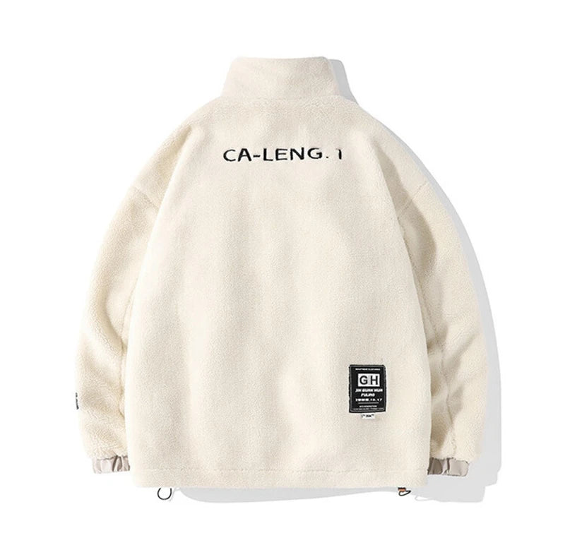 rainbowtouches mens jackets high street fashion cashmere coat autumn and winter loose printing plush for warmth unisex white  - variant style 5c8e95 for streetwear fashion