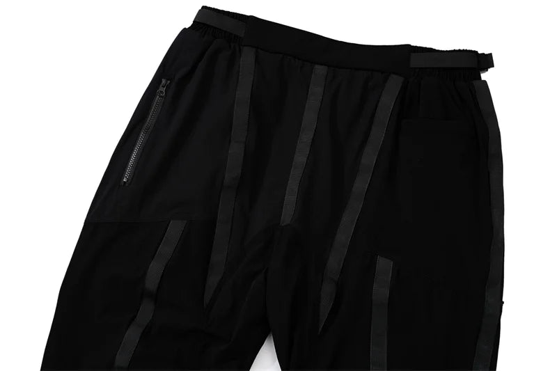 undermycar functional strap high street pure cotton pants unique default style 2912