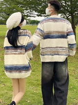 oversized knit pullover, fall/winter fashion, soft knit pullover with flame design, y2k fashion statement