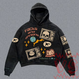 Skatercore Fit – Harajuku Skull Letter Oversized Sweatshirt Hoodie Body Armor – Streetwear Fashion for Men & Women