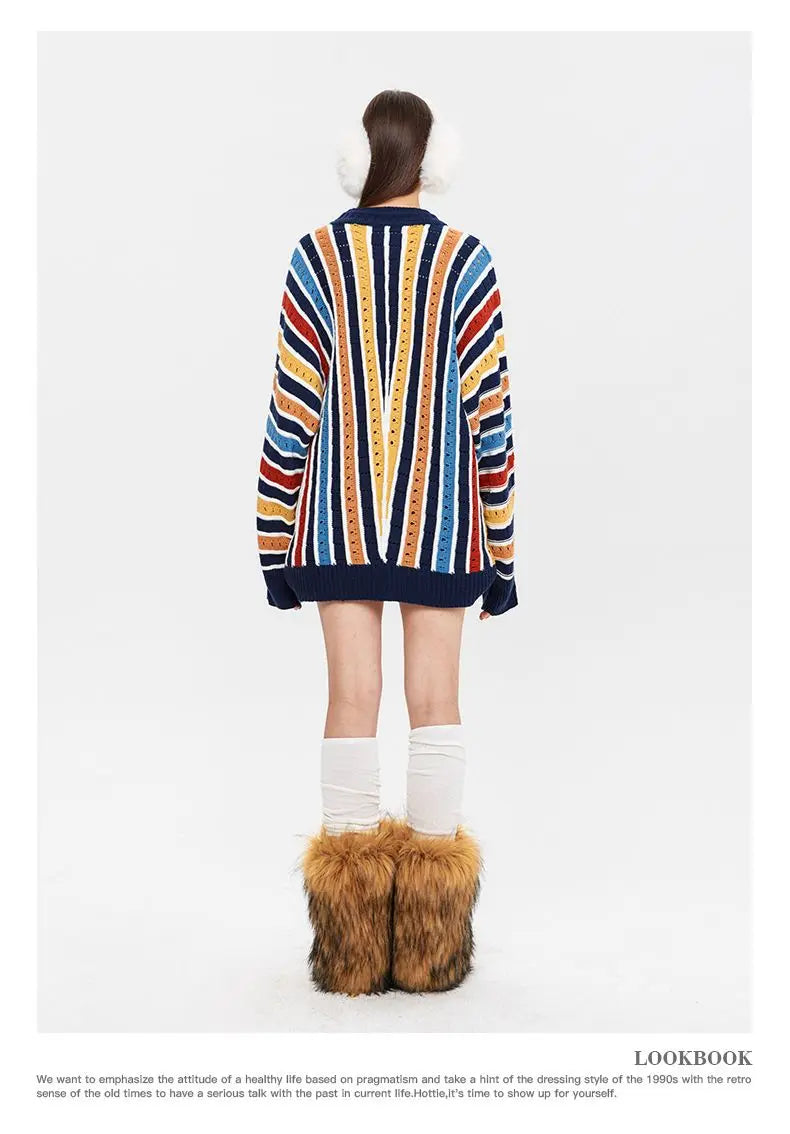y2k flame knit sweater in soft cotton blend for fashion-forward fall wardrobes, ideal for men’s fashion and seasonal streetwe