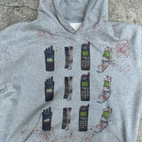 Y2K Autumn Winter Outfit Long Sleeve Hoodie Dark Retro Printed Sweatsh