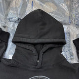 Gothic horror hoodie with skull and bones artwork