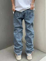 harajuku y2k stars embroidery patchwork ripped holes denim jeans casual straight jean pants mens hip hop streetwear jeans pants unique jeans style 2553