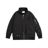 bold graphic coat, high-street look, for men, fall streetwear outfit, oversized style, layered fashion, modern aesthetic, graphic detail