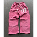 y2k vintage mummy graphic digital drawstring casual sports pants women street autumn winter set print hooded men sweatshirts unique default style 5190