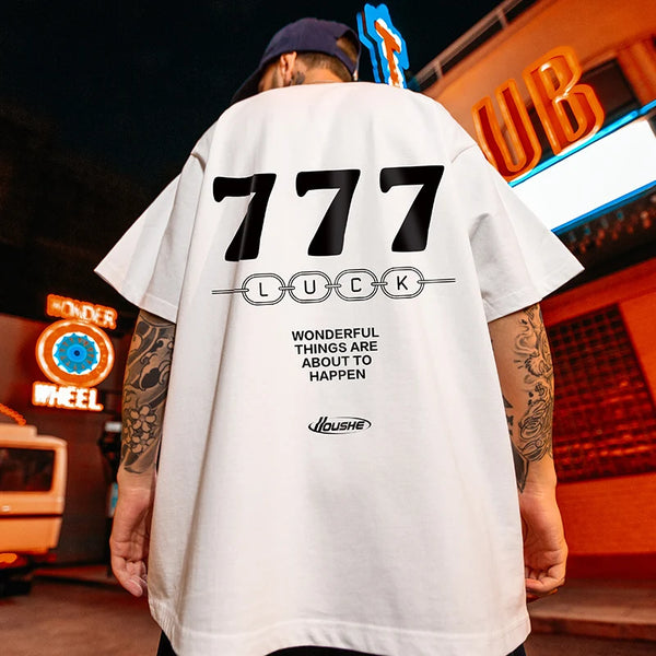 Skatercore Tribal flames – Summer Luck 7 Printed T Shirts For Men Y2K Streetwear