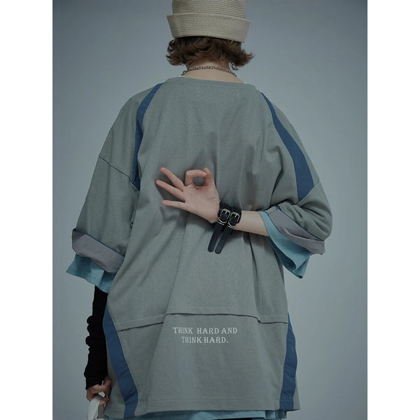 Y2K Graphic Tee – Summer Vintage T Shirt Men Women Hip Hop Asymmetric Cut T Sh – Edgy Streetwear for All Genders