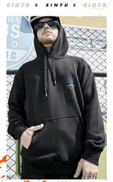 Breakout Cattle Harajuku Prints Mens Pullover Hoodies Casual Loose Sweatshirt