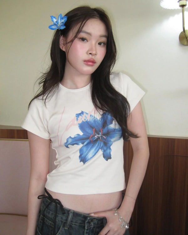 anime chaos t-shirt with graffiti characters and flicker layers