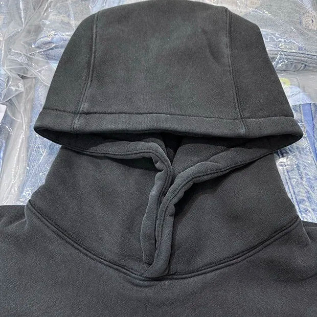 Urban tech hoodie with streetwear graffiti designs