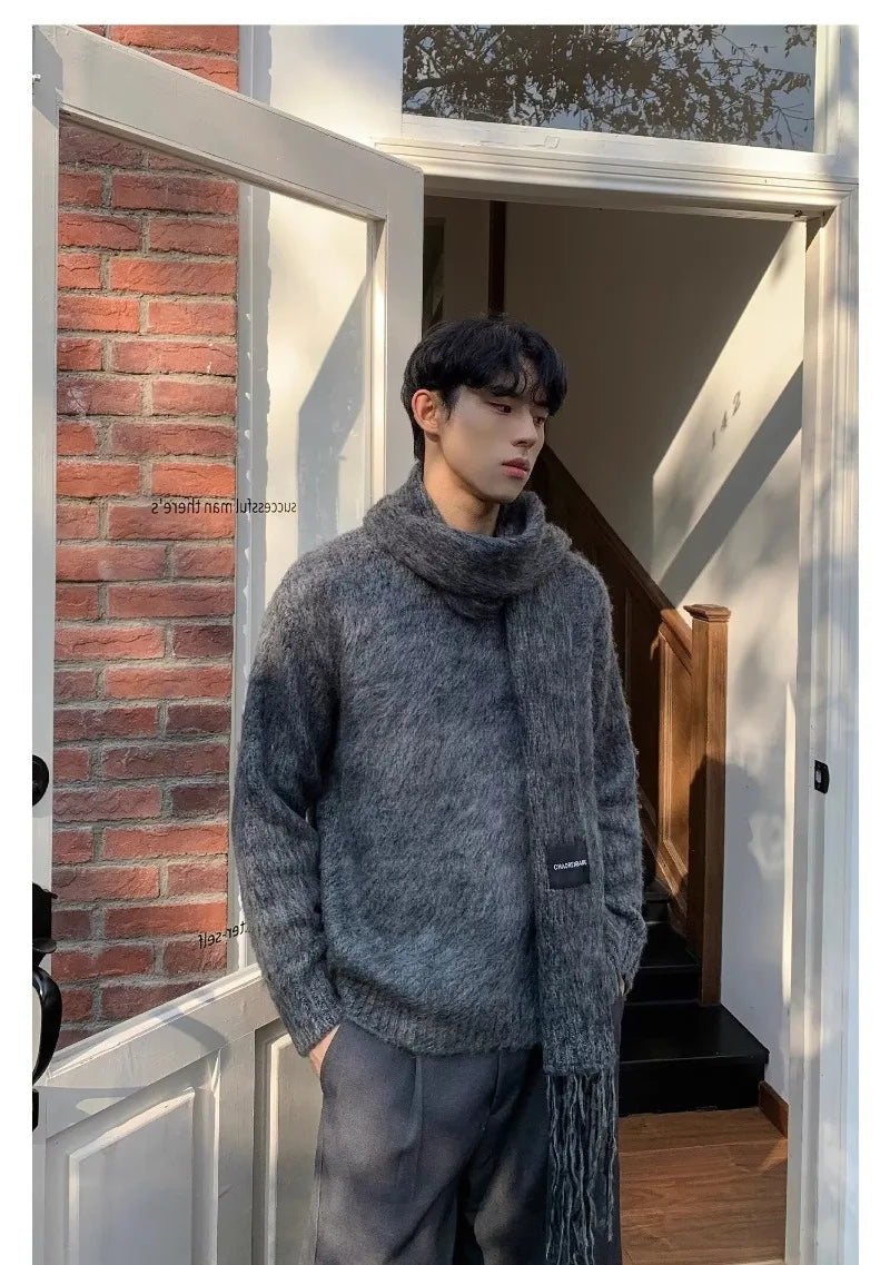 y2k flame streetwear, 2025 trend fit, trendy urban fashion top for men, layered streetwear look