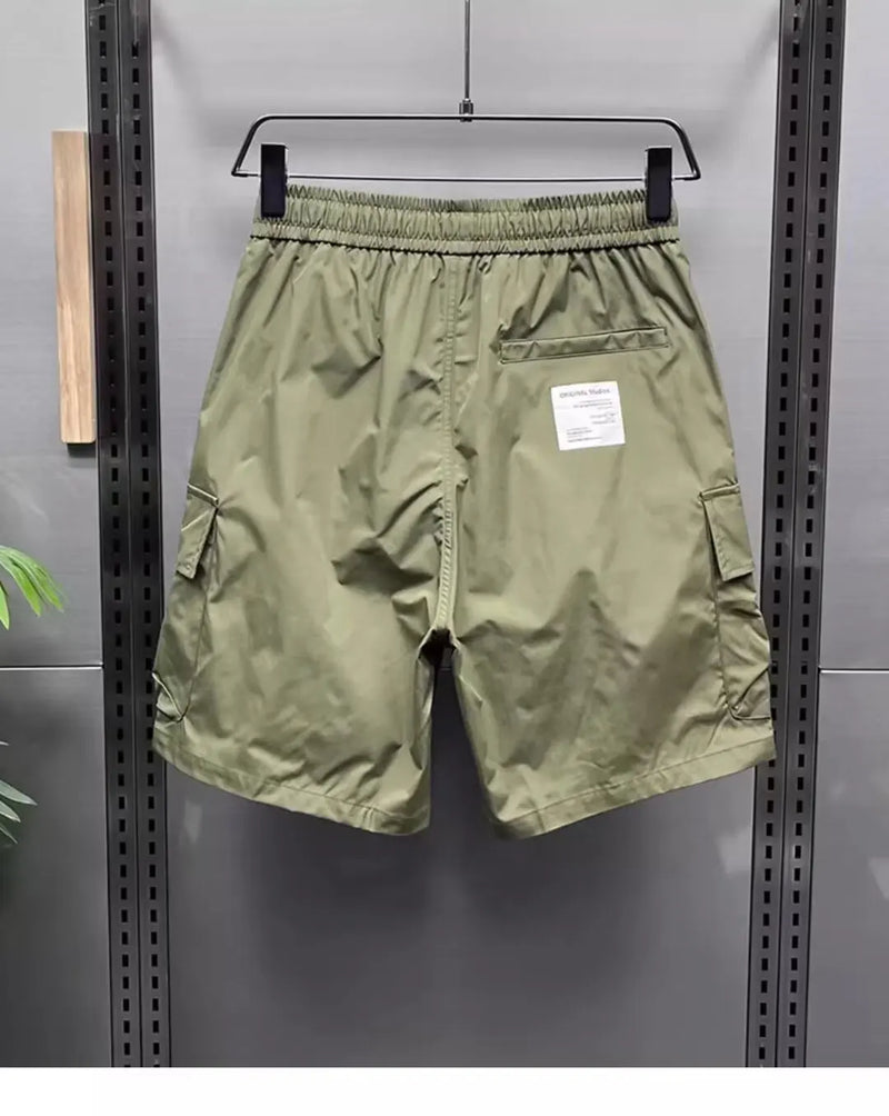 Men's Shorts Multi-Pocket Fashion Overalls Shorts Quick Dry Outdoor Casual Fitness Loose Harajuku Streetwear High Quality Shorts