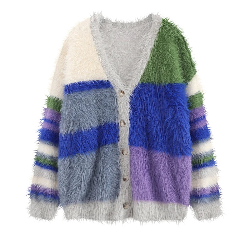 y2k knitted sweater, photo-ready sweater, cozy fashion fit, stylish street outfit, modern aesthetic appeal