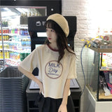 Y2k Tribal flame – Short Short Sleeved T Shirt For Female Students New Korean S