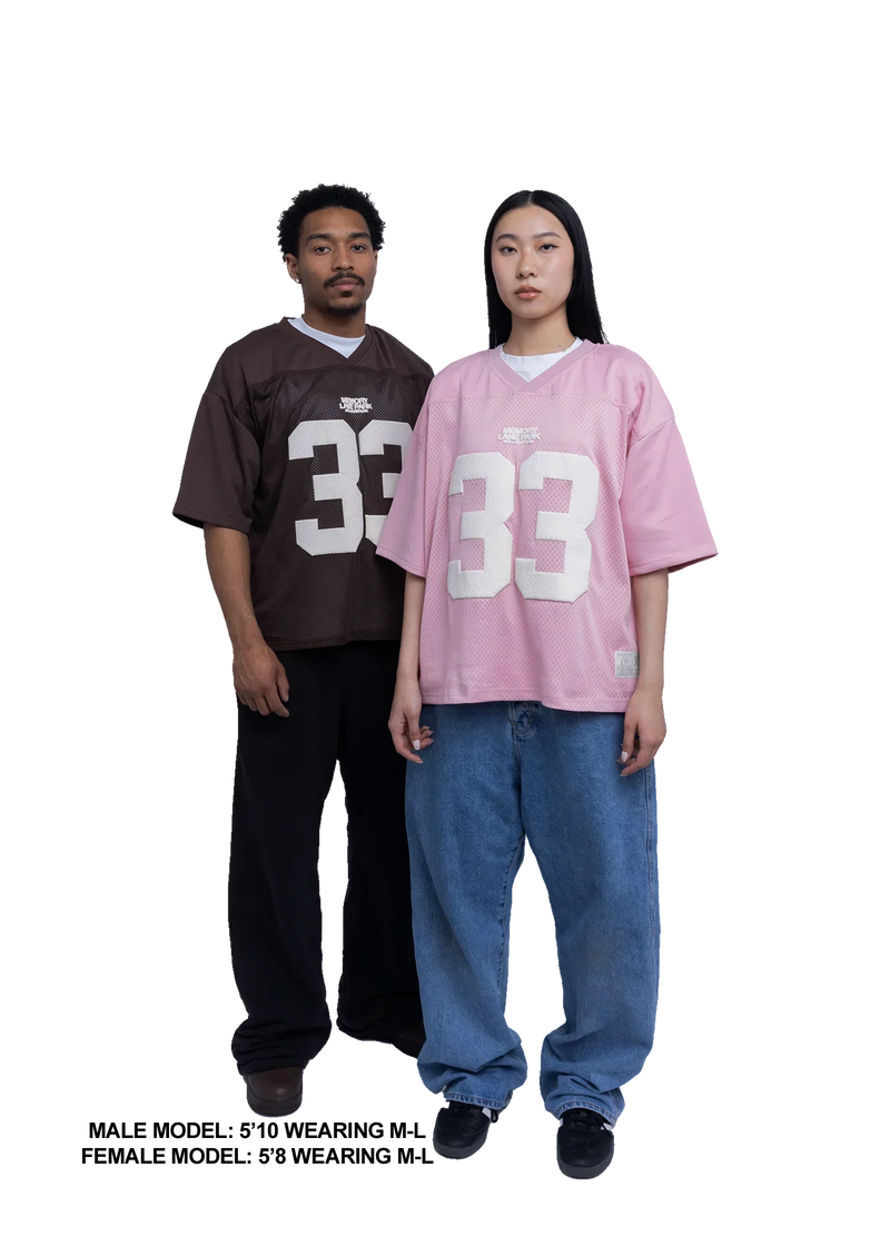 Cyberpunk Streetwear top – Trendy Oversize Pink 33 Graphic T Shirts Jersey College T Sh