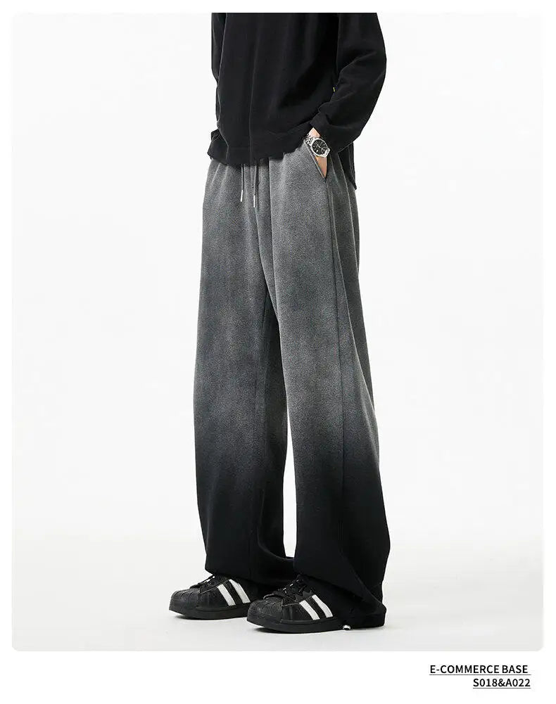 gradient sport pant men women loose casual streetwear fashion hip hop track jogger sweatpants couple plus size trousers unique joggers style 1659