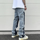 color washed denim mens jeans pants fashion graffiti patchwork loose biker red jeans streetwear hip hop casual straight pants unique jeans style 5190