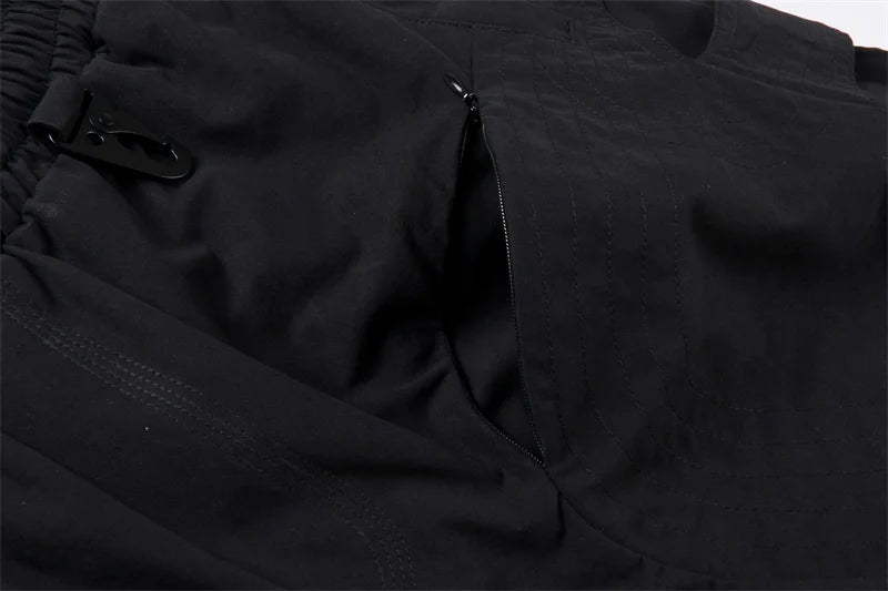 Whoisjacow High Quality 1:1 Men's Workwear hollowed out layered functional sports shorts