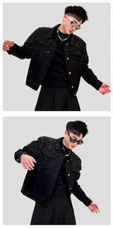 leather panel jacket, streetwear for men, men's streetwear fashion, oversized urban jacket, high quality cold-weather coat