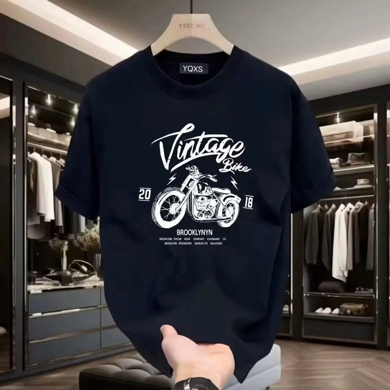 Gothic Tribal flame – 2024 Summer Mens T Shirt Cotton Sports Top Trendy Graphic T