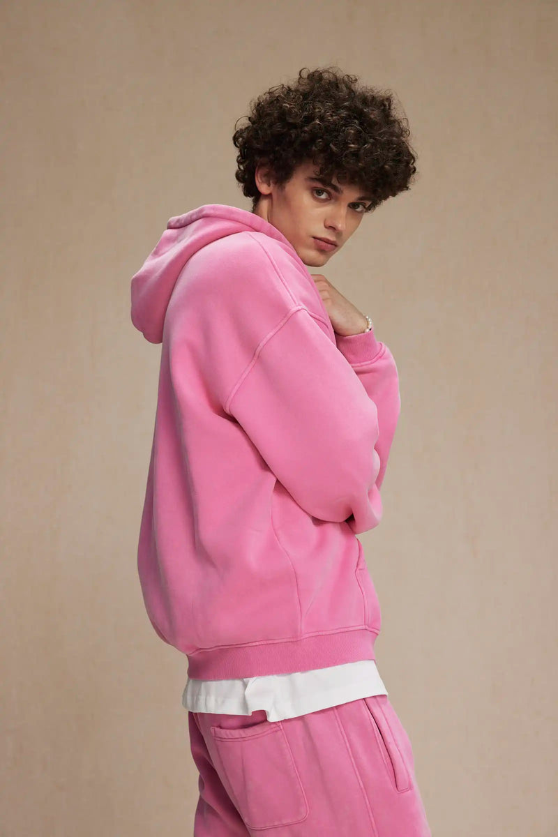 Batik Fleece Zippered Hoodie | Skatercore Style Hoodie