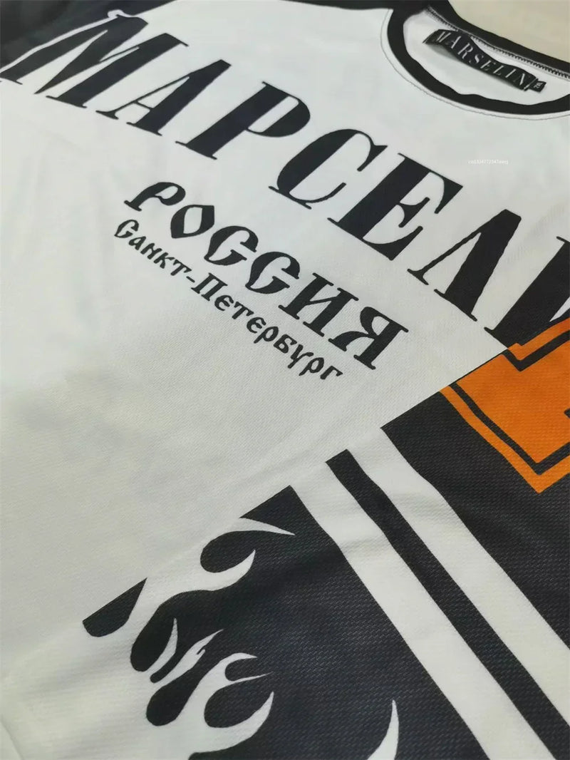 Gothic Vintage print – Hip Hop Loose Casual Baseball Harajuku Sprots Long Sleeves T