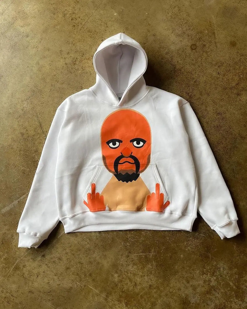 Harajuku Tee – Harajuku New Grunge Oversized Sweatshirt Mii Anime Hoodie Me – Streetwear Fashion for Men & Women