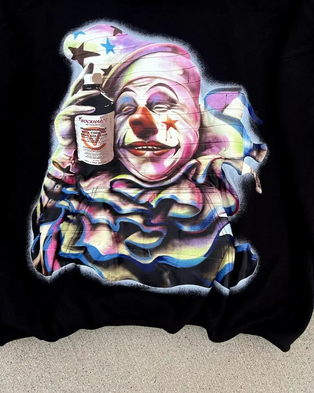 Harajuku Tracksuit Men Clown Print Hoodies Sweatshirt Clothes Men Clothes